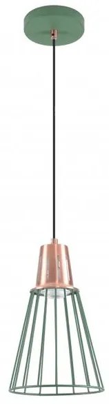 Lámpa Mennyezeti lámpatest KALIOPE,8044,AC220-240V,50/60Hz,1*E27,max.40W,IP20,átmérő 18cm,egyes,zöld