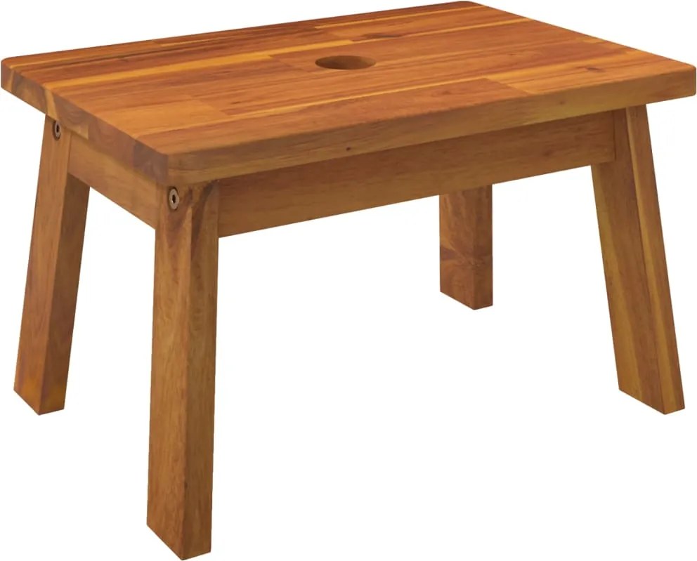 vidaXL tömör akácfa fellépő 38 x 26 x 22 cm