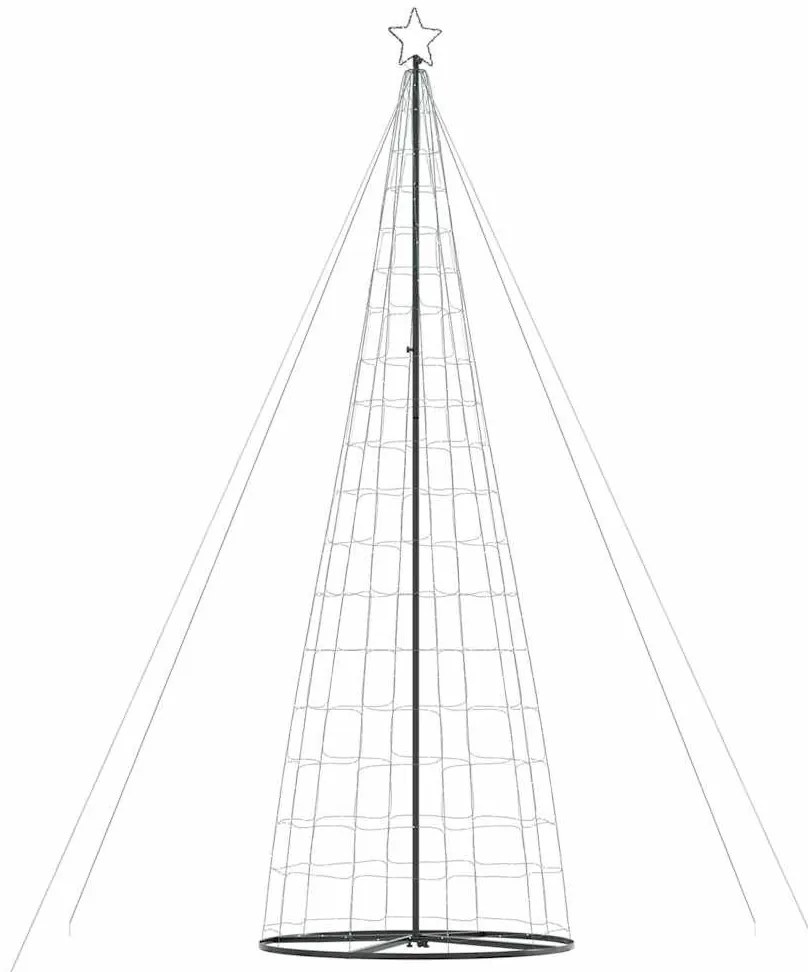 kék LED karácsonyfa 1534 LED 503 cm