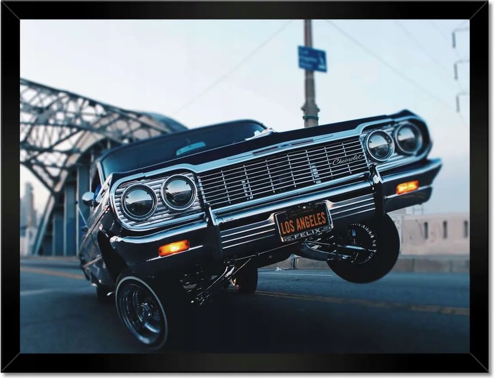 Poszterek keretben 40x30 Chevrolet Ugráló autó