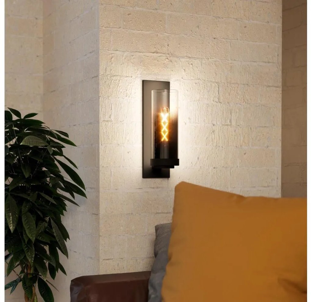 Eglo 44003 - Fali lámpa TOOTHILL 1xE27/40W/230V fekete