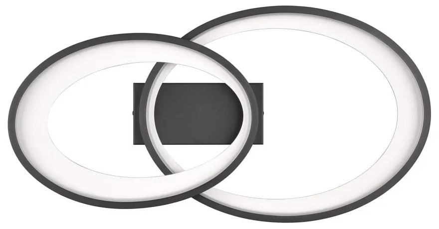 Fekete-fehér LED mennyezeti lámpa 30x57 cm Malaga – Trio