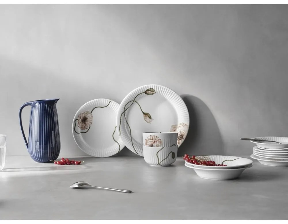 Hammershøi Poppy fehér porcelántányér, ø 27 cm - Kähler Design