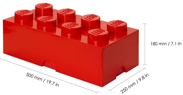Taroló doboz 8-as, többféle típus - LEGO szín: világos zöld
