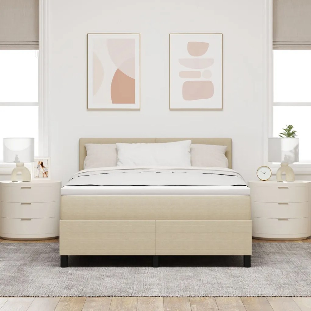 Boxspring Ágy matraccal és LED világítással Zöld Szürke 140x200 cm Bársony Szövet
