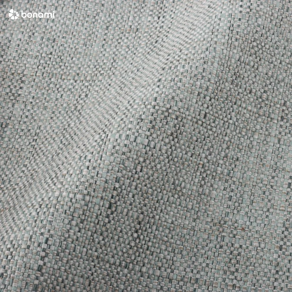 Mentazöld kárpitozott ágyneműtartós franciaágy ágyráccsal 200x200 cm Elizabeth – Micadoni