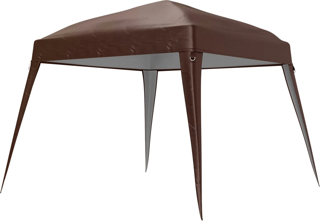 Outsunny Pavilon Cseretető 3x3 m Alap / 2.4x2.4 m Tető, Vízhatlan Pavilon Borítás Pop-Up Pavilonhoz, Tartós Parti Sátor Cseretető Egyedi Borítással Ke