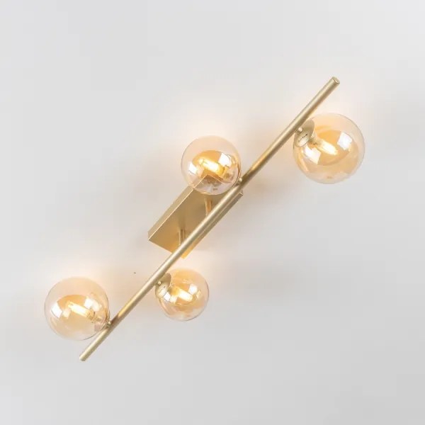 Brilagi - LED Felületre szerelhető csillár MILLA 4xG9/3W/230V arany