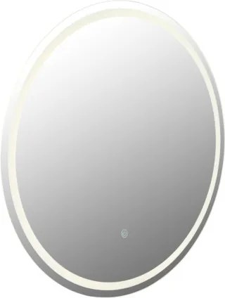 Globo 84034 Tükör, szatírozott üveg, műanyag, érintéses be/ki kapcsolás, dimmelhető, fokozatmentes érintéses dimmer, memória funkció, ø: 750mm, Mélység: 24mm, tartozék: LED 16W 230V, 230-1315lm forrás, 120-970lm kimenet, 4000K