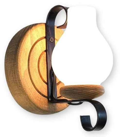 Brilagi - Fali lámpa ROATA APLICA 1xE14/40W/230V bükkfa