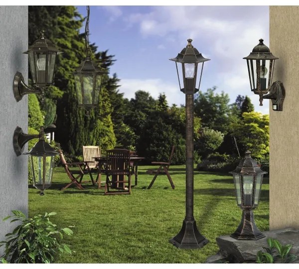 Rabalux 8218 - Kültéri fali lámpa érzékelővel VELENCE 1xE27/60W/230V