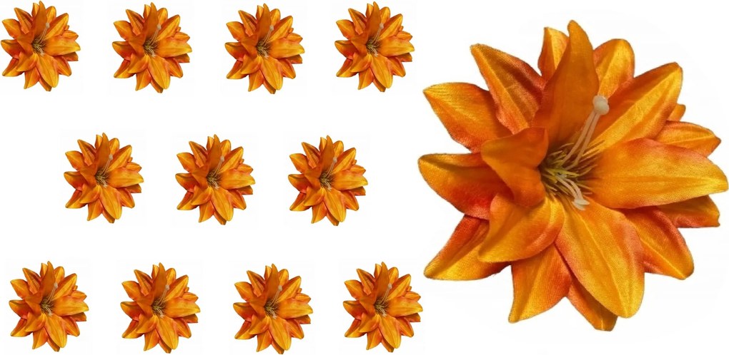 12 X Margaretka mesterséges csomózó fej Mesterséges Virágok Margaretka