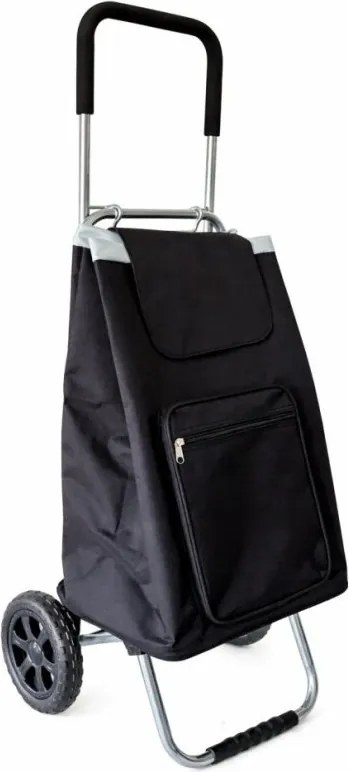 Fekete bevásárlókocsi időseknek „Shopper“