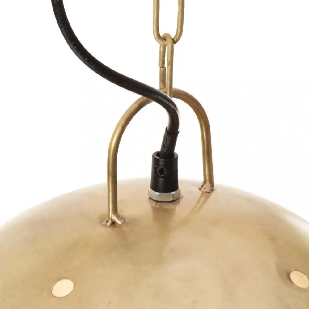 kerek sárgaréz ipari függőlámpa 25 W 42 cm E27