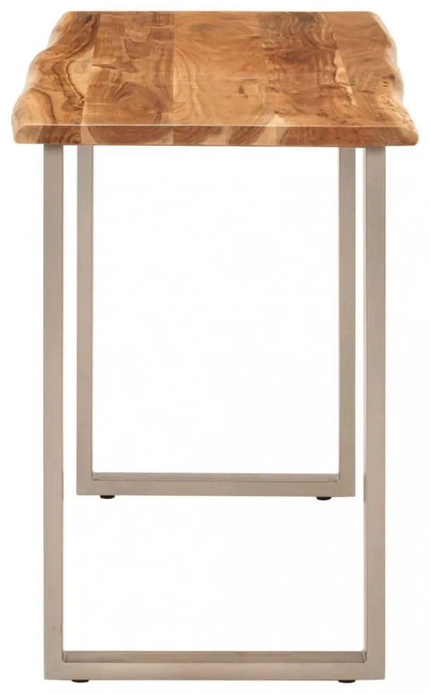 tömör akácfa étkezőasztal 110 x 50 x 76 cm