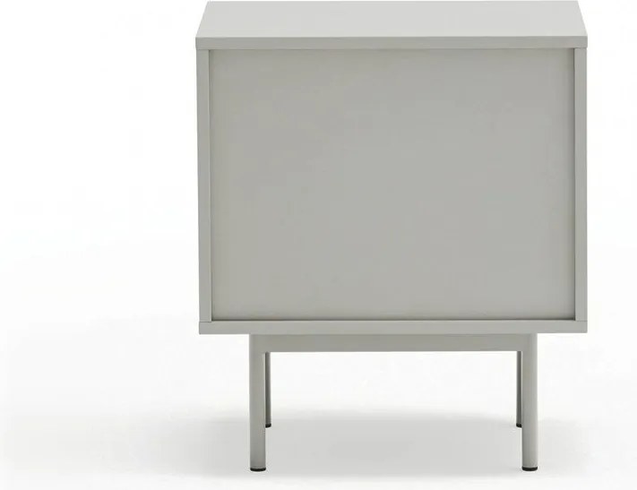 Világosszürke matt éjjeliszekrény Sierra – Teulat