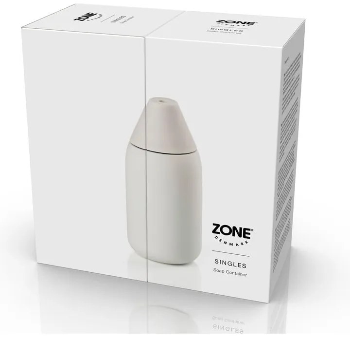 Világosszürke szilikon szappanadagoló 300 ml Singles – Zone