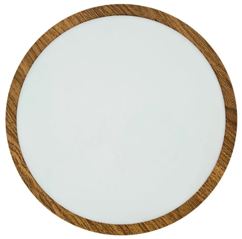 LED Mennyezeti lámpa RING LED/24W/230V 4200K átm. 28,5 cm barna