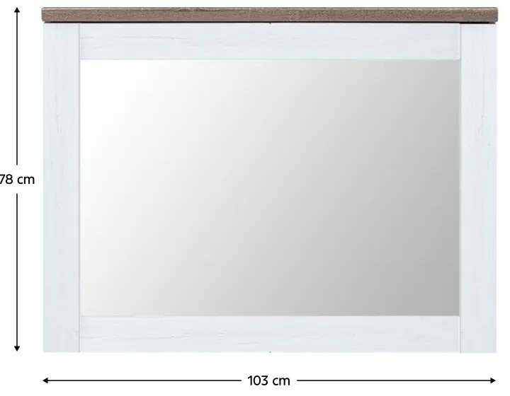 TEINA LUS103 tükör, canyon fenyő