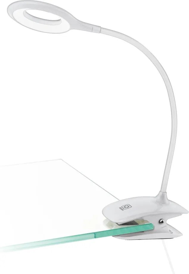 Eglo 902372 - LED fényerőszabályozható csíptetős lámpa CABADO LED/3,2W/5V 500 mAh fehér