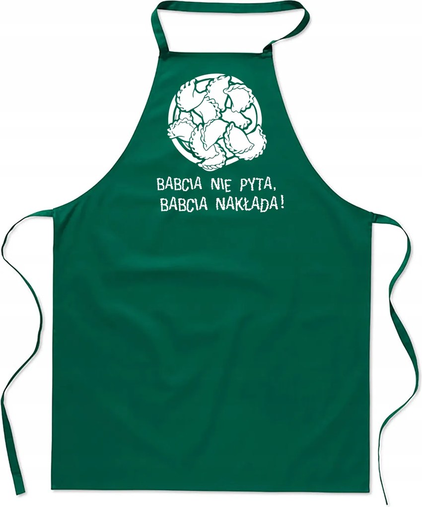 Konyhai Kötény zöld Nagymama Nem Kérdezi Ajándék FA_442_z