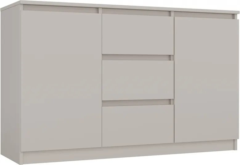 Aldabra 2D4S 120 komód 2 ajtó + 3 fiók, kasmír