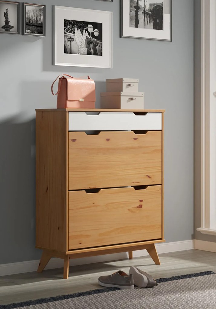 Casaria® Borneo cipősszekrény - 101x33x80 cm