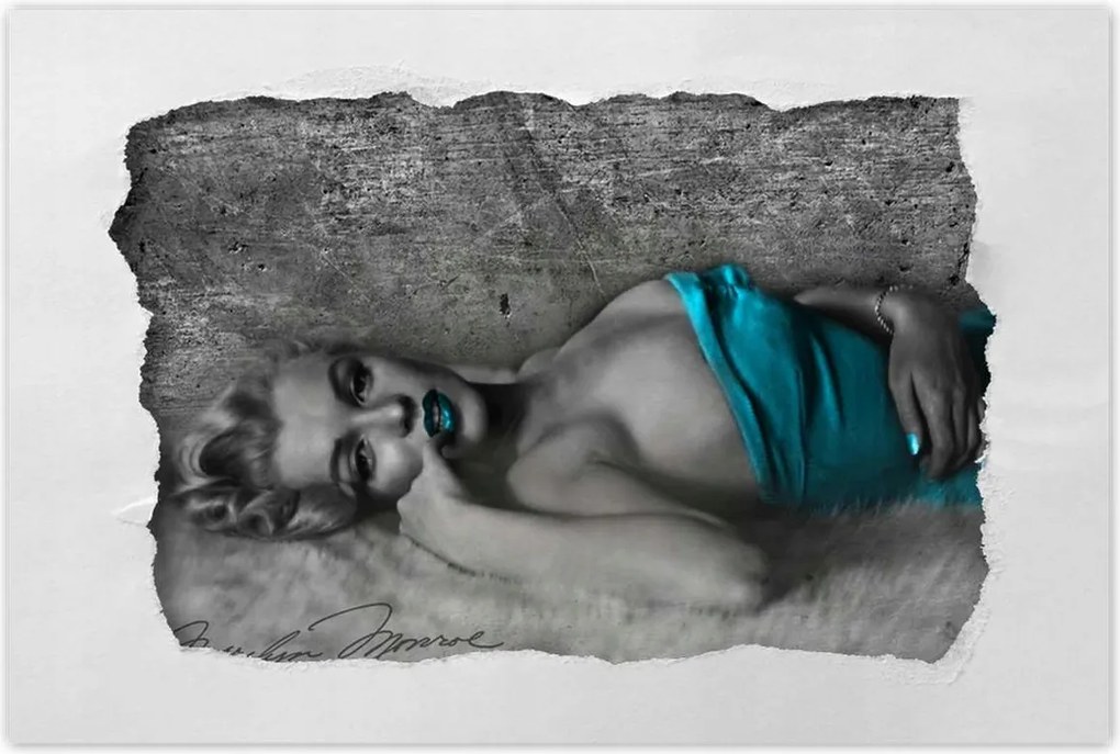 Poszterek 120x80 Marilyn Monroe szájjal