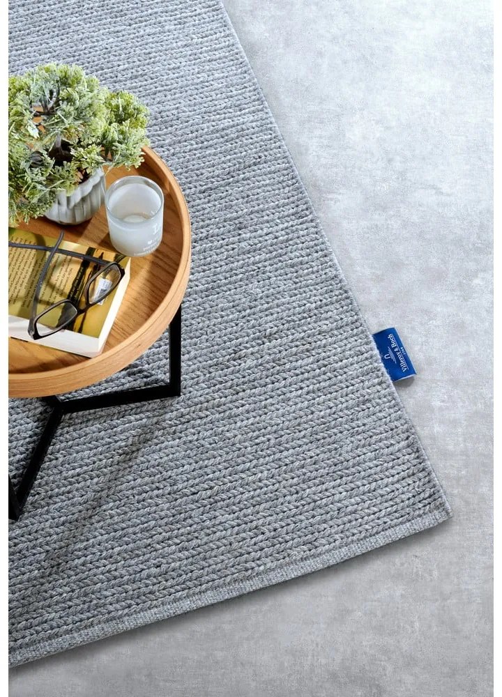 Szürke kézi szövésű gyapjú szőnyeg 120x170 cm Francois – Villeroy&amp;Boch