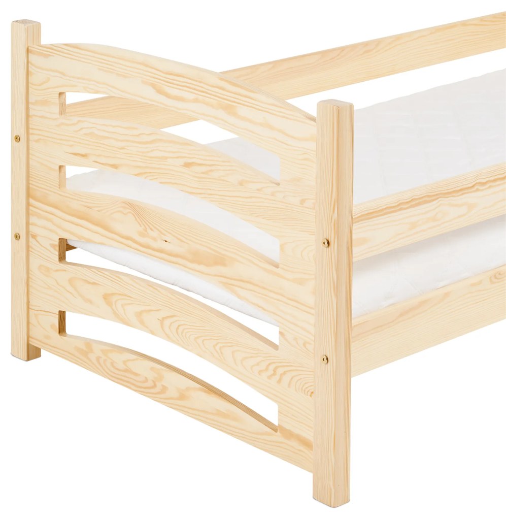 Gyerekágy MELA 80 x 160 cm, fenyő Ágyrács: Lamellás ágyrács, Matrac: EASYSOFT 8 cm matrac