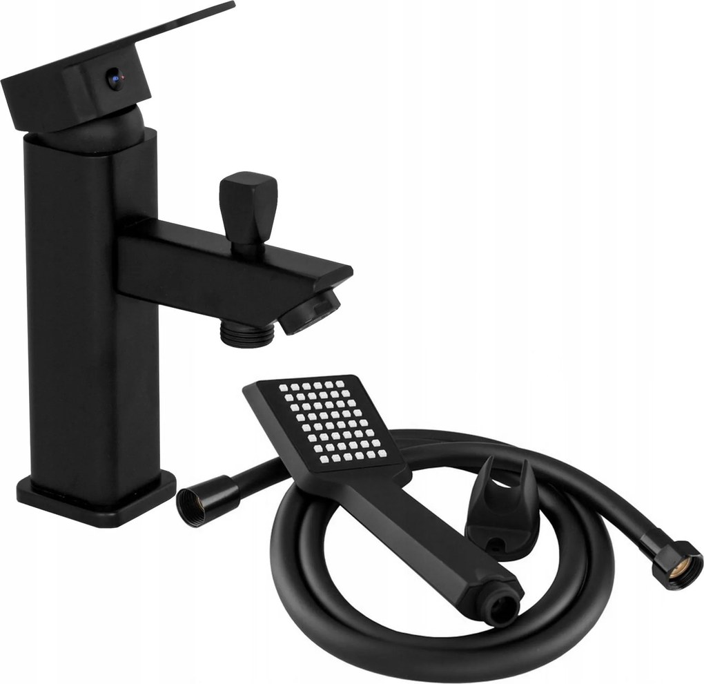 Kádtöltő Csaptelep Lima Zuhanyszett Fekete