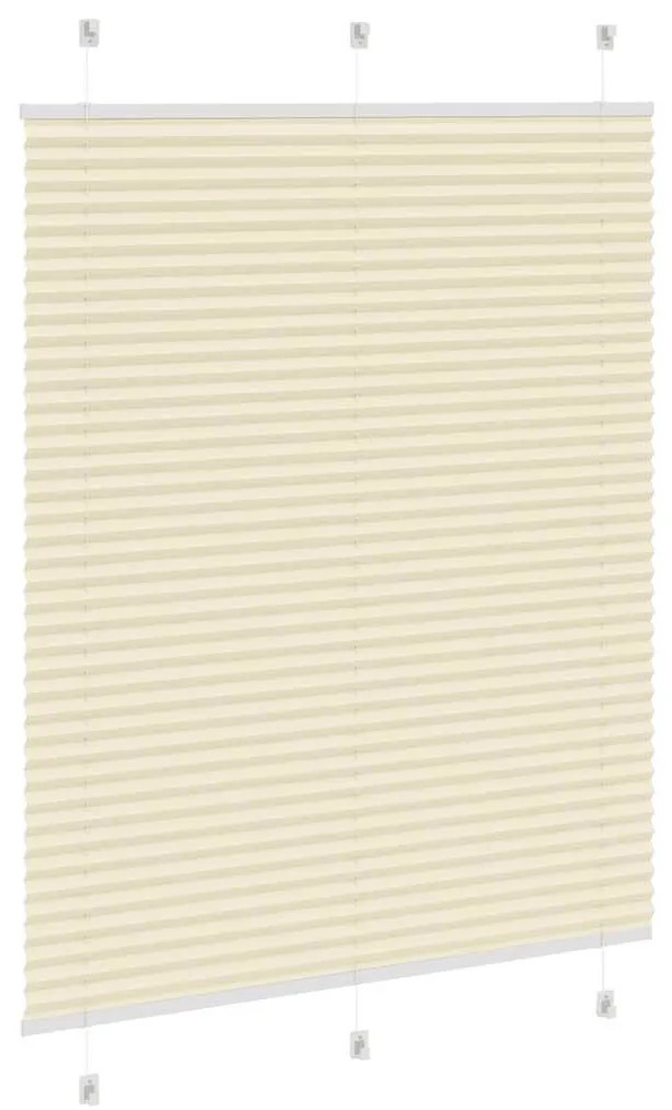 pliszírozott redőny krém 110x100 cm szövetszélesség 109,4 cm