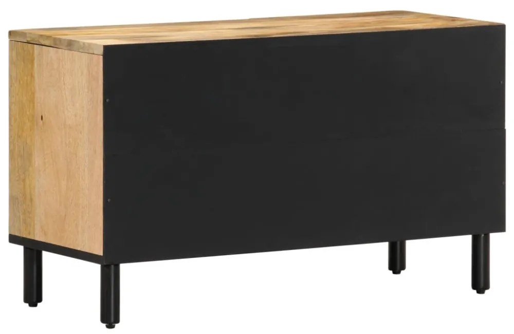 tömör mangófa TV-szekrény 80 x 31 x 46 cm
