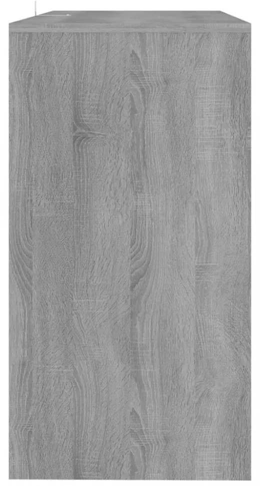 szürke sonoma szerelt fa tálalóasztal 89x41x76,5 cm