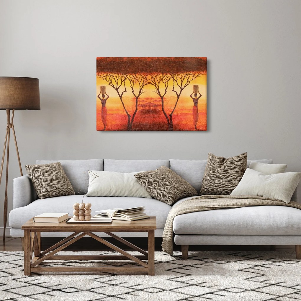 Kép - afrikai szavanna (90x60 cm)