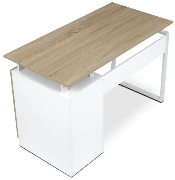 Irodai Íróasztal 120×60 cm, Sonoma Tölgy Melamin. APC-3218 SON