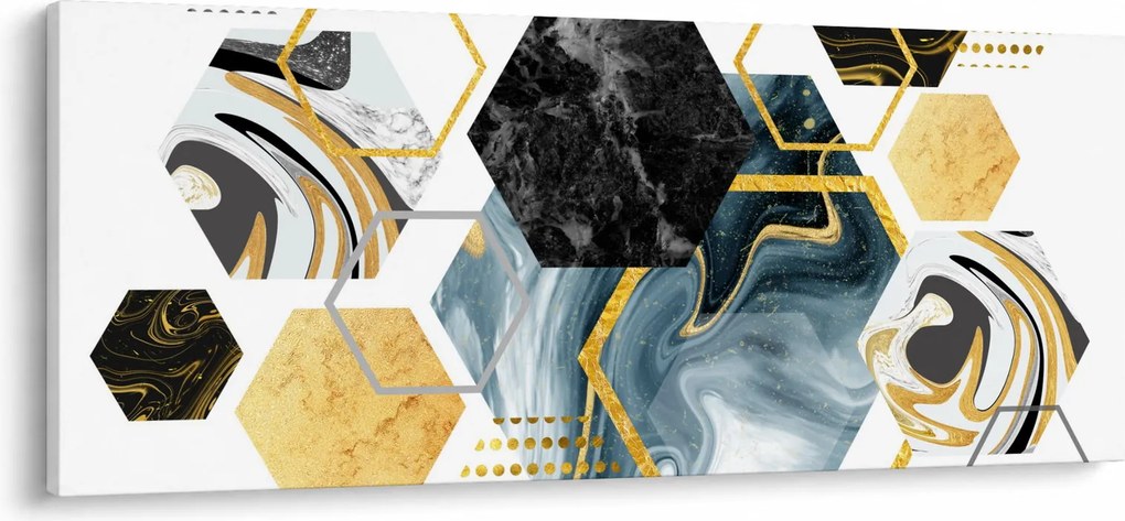 Kép - Sokszög (120x50 cm)