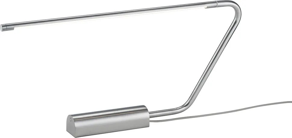 Ezüstszínű LED asztali lámpa (magasság 33 cm) Olea – Trio Select