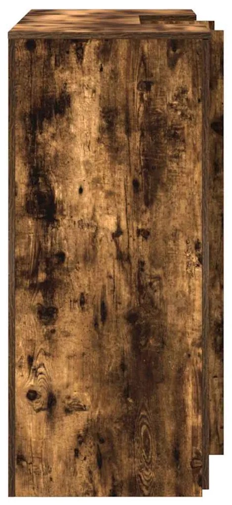 recepciós pult füstös tölgy 135x50x103,5 cm szerelt fa