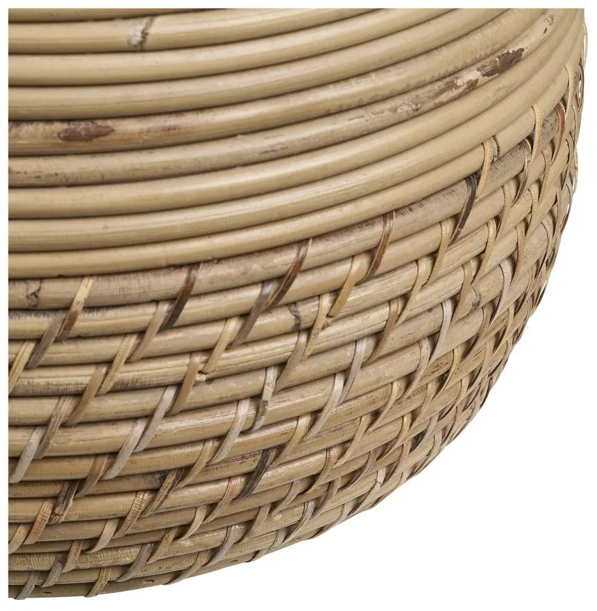 Rattan tárolókosár szett 2 db-os ø 39x35 cm Moro – House Nordic