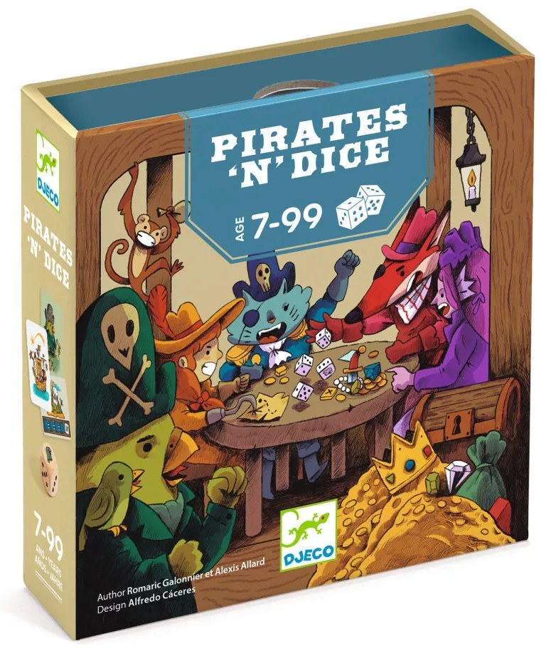 Társasjáték - Kalóz kockázat - Pirates 'n' Dice