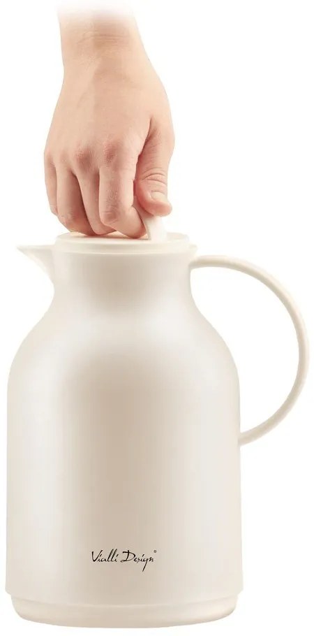 Bézs termosz, 1 l - Vialli Design
