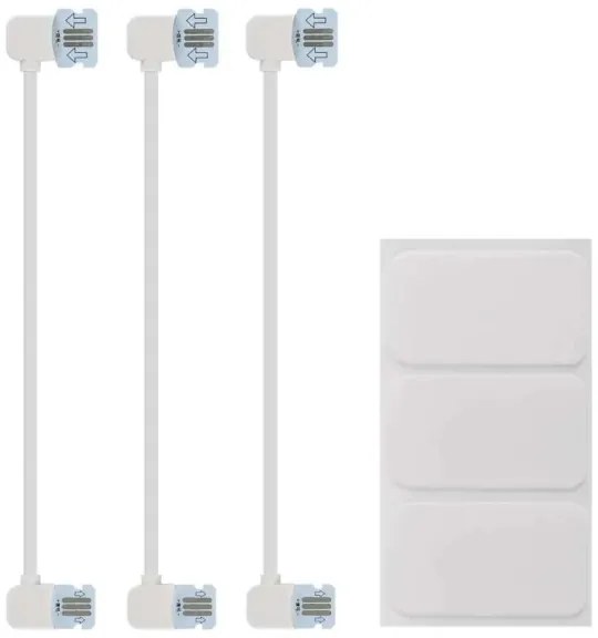 Bővítő készlet 3x RGBIC dimmelhető LED panel 1,8W 230V Wi-Fi Tuya