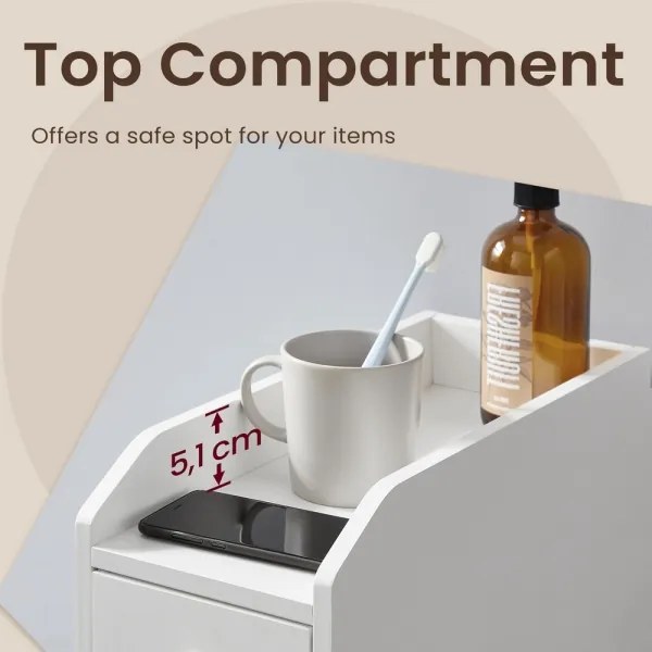 ZURI fehér szekrény