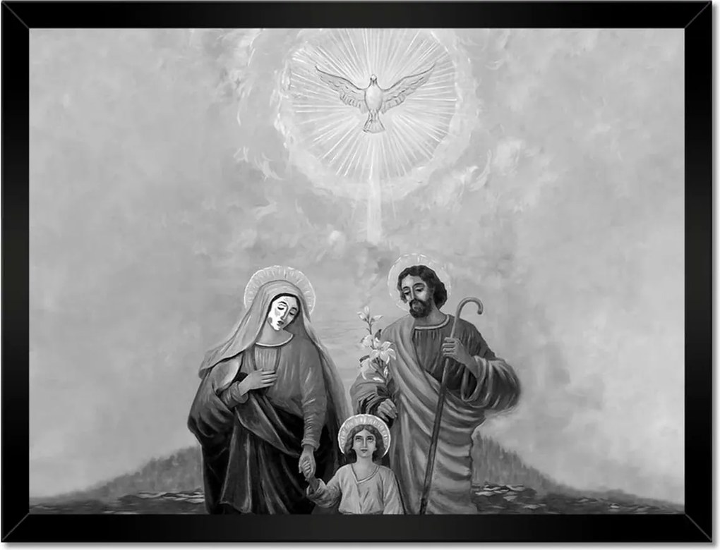 Poszterek keretben 40x30 Szent Család Jézuska