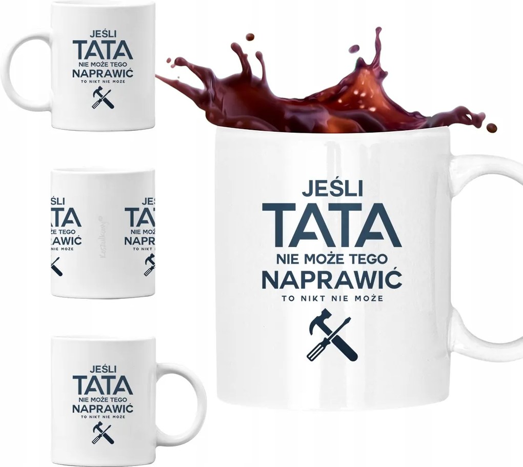 Bögre Apák Napjára Ajándék Ha apa nem tudja megjavítani, akkor senki