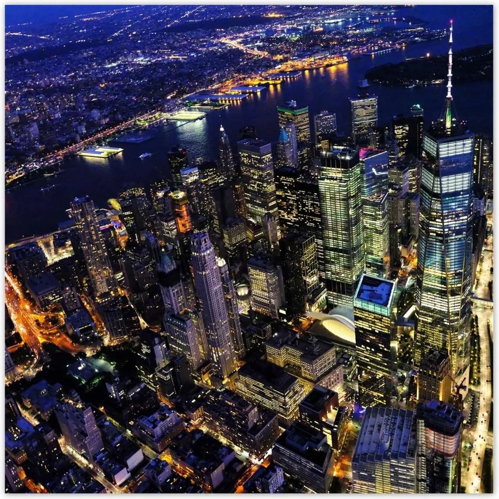 Poszterek 30x30 New York felülnézet