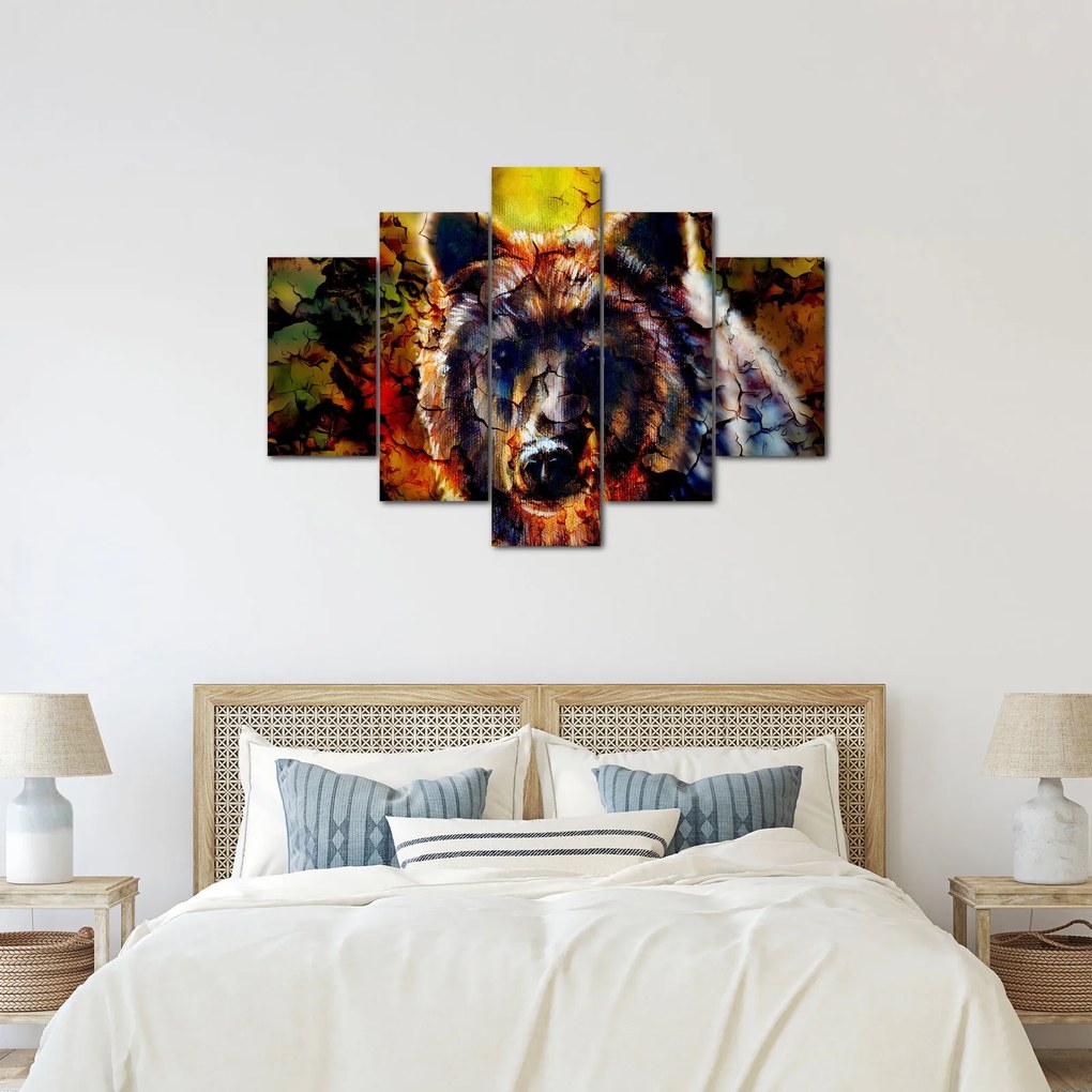 Kép - Medve, festmény (150x105 cm)