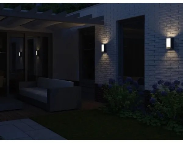 Philips - Kültéri fali lámpa érzékelővel BRIDGE 1xE27/15W/230V IP44