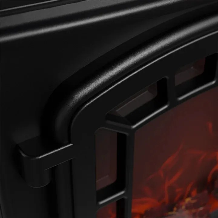 Juskys 2000W elektromos kandalló – fekete